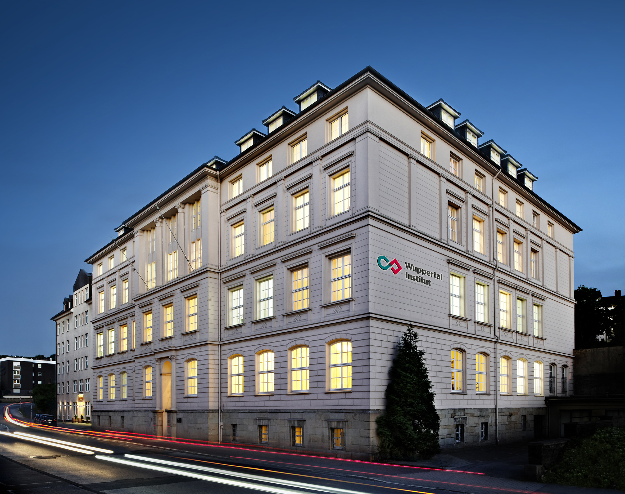 Exterior view of the Wuppertal Institute building.